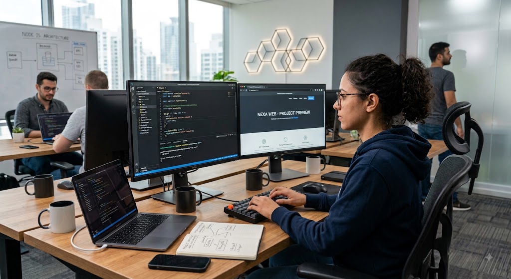 Node.js website development 